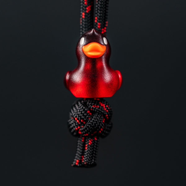 Lucky Duck Lanyard Bead - Santa Red - URBAN EDC®