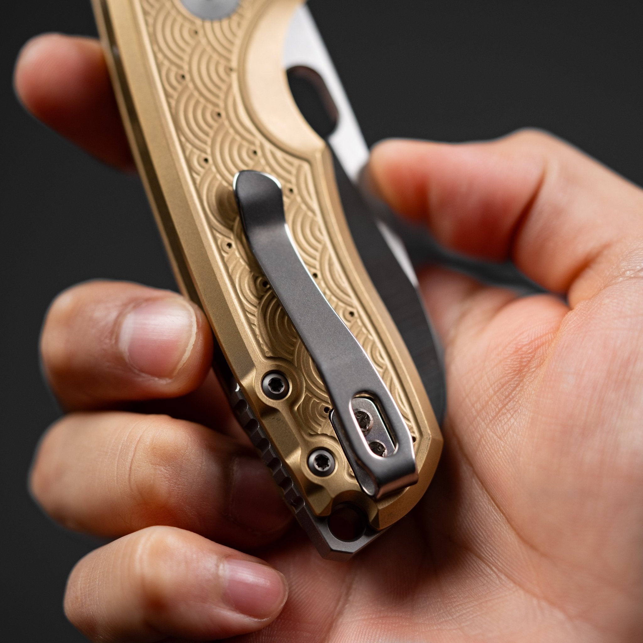 LynchNW URBAN F5.5 Pocket Clip - Titanium – URBAN EDC®