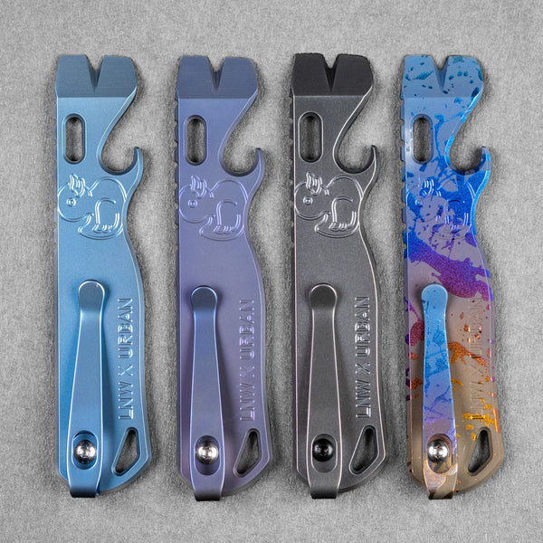 LynchNW x URBAN All Access Pass Prybar - Chaos Seigaiha™ Titanium