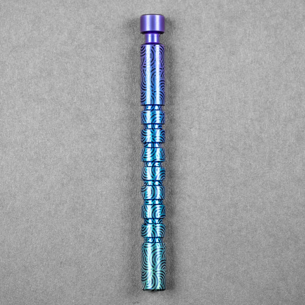 LynchNW x URBAN Kuboton - Chaos Seigaiha™ Northern Lights Titanium - URBAN EDC®