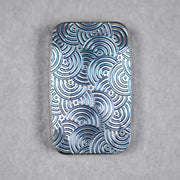 Magnus x URBAN Squashed Toad Fidget Slider - Mid Blue Titanium w/ Chaos Seigaiha™ & SS Swiss Plates - URBAN EDC®