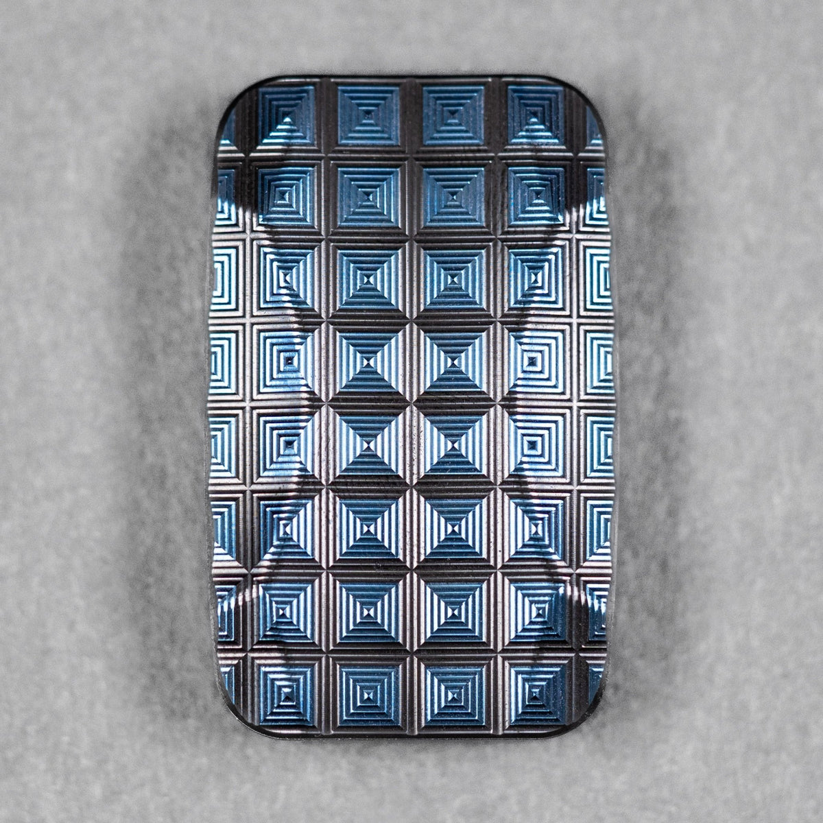 Magnus x URBAN Toad 'Prism' Fidget Slider - Blue Zirconium & Zirc Plates w/ Chaos Seigaiha™ - URBAN EDC®