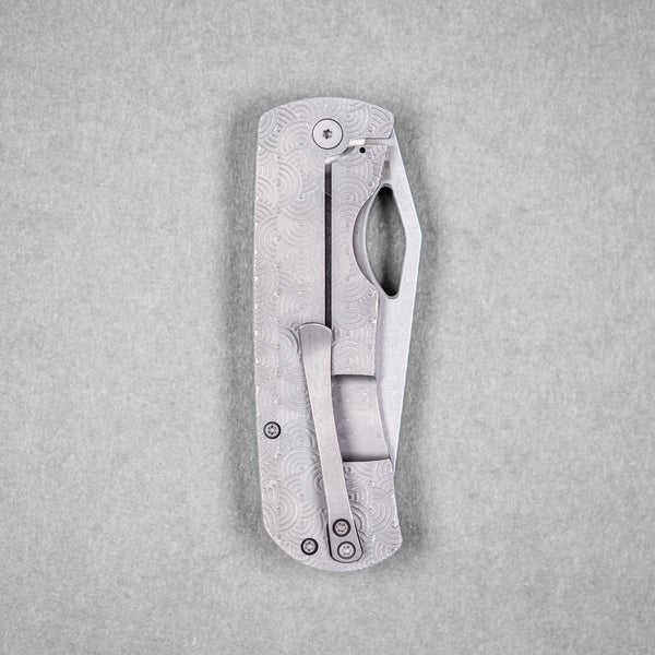 McNees x URBAN Dixon - Atomic Stonewashed Titanium w/ Chaos Seigaiha™ - URBAN EDC®