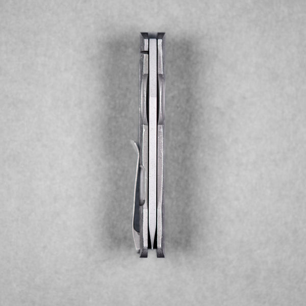 McNees x URBAN Dixon - Atomic Stonewashed Titanium w/ Chaos Seigaiha™ - URBAN EDC®