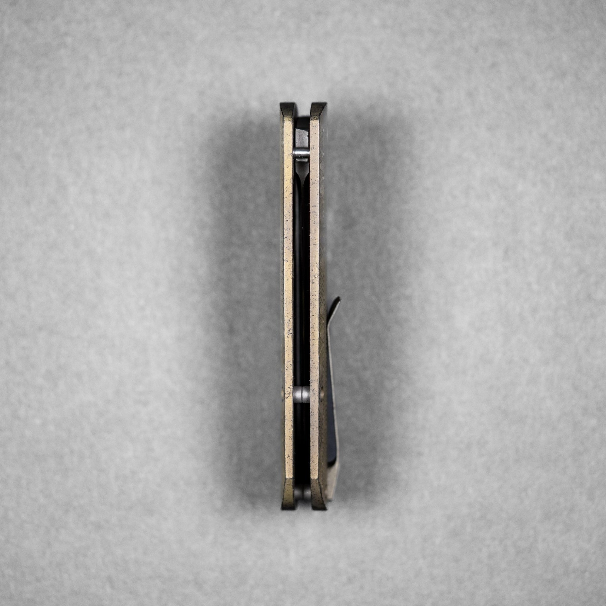McNees x URBAN Dixon - Tiger - Striped Magnacut & Green Bronze Titanium w/ Chaos Seigaiha™ - URBAN EDC®
