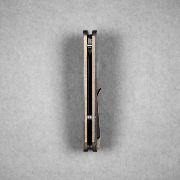McNees x URBAN Dixon - Tiger - Striped Magnacut & Green Bronze Titanium w/ Chaos Seigaiha™ - URBAN EDC®