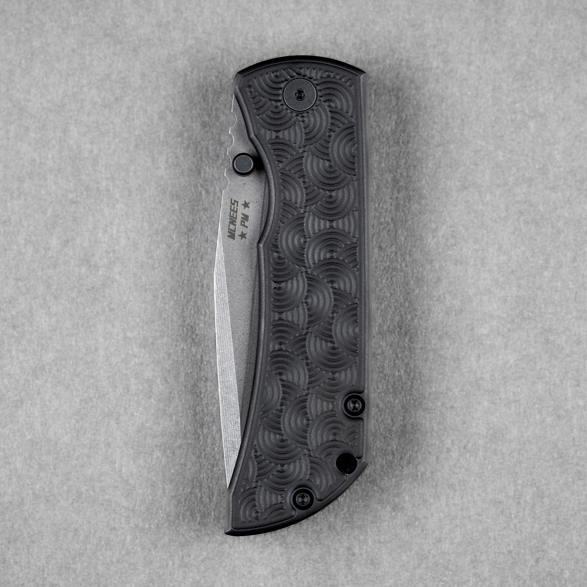 McNees x URBAN MAC 2 3.5 - Tanto w/ Black Chaos Seigaiha Titanium - URBAN EDC®