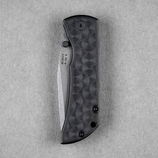 McNees x URBAN MAC 2 3.5 - Tanto w/ Black Chaos Seigaiha Titanium - URBAN EDC®