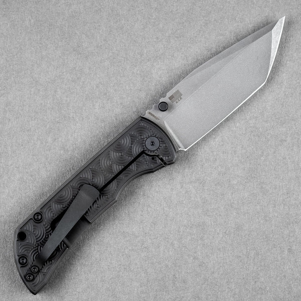 McNees x URBAN MAC 2 3.5 - Tanto w/ Black Chaos Seigaiha Titanium - URBAN EDC®