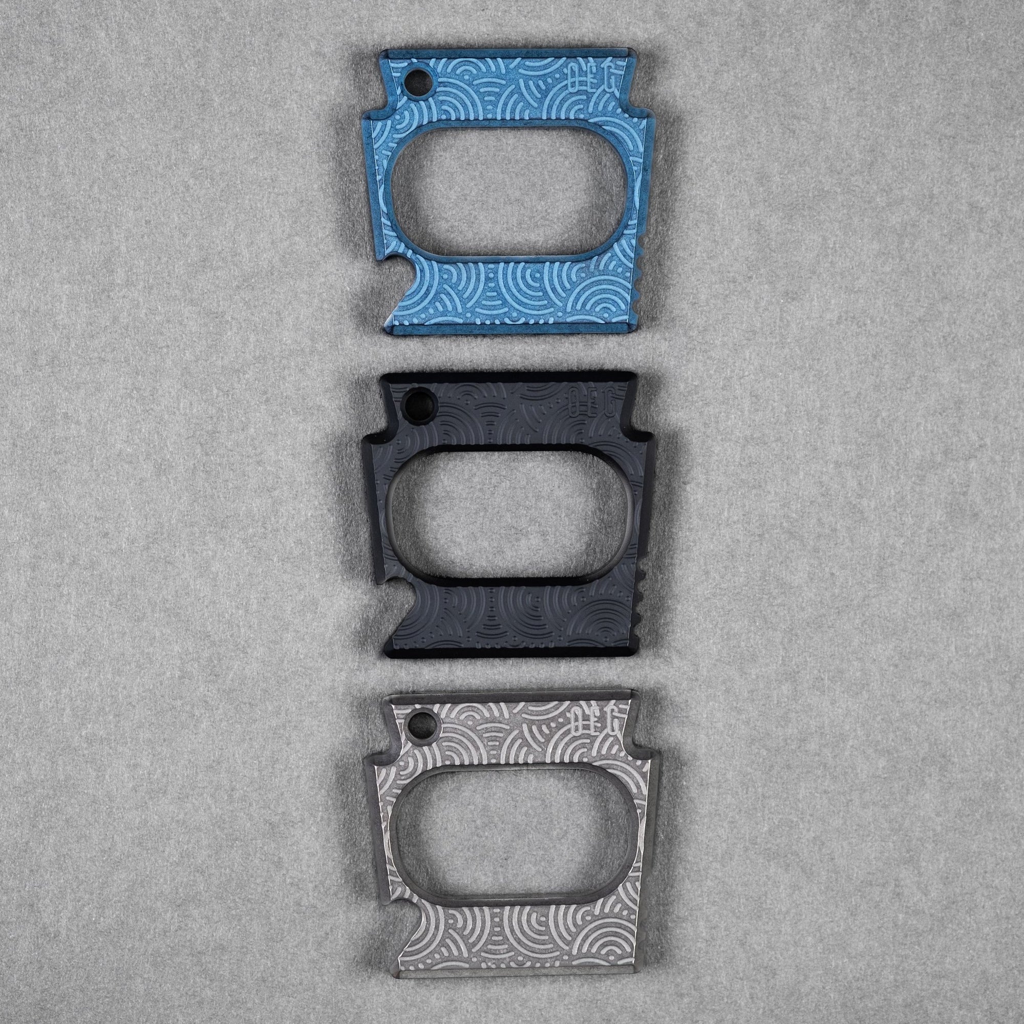 OEG EDC x URBAN Wide Mouth Keystone - Chaos Seigaiha™ Titanium - URBAN EDC®