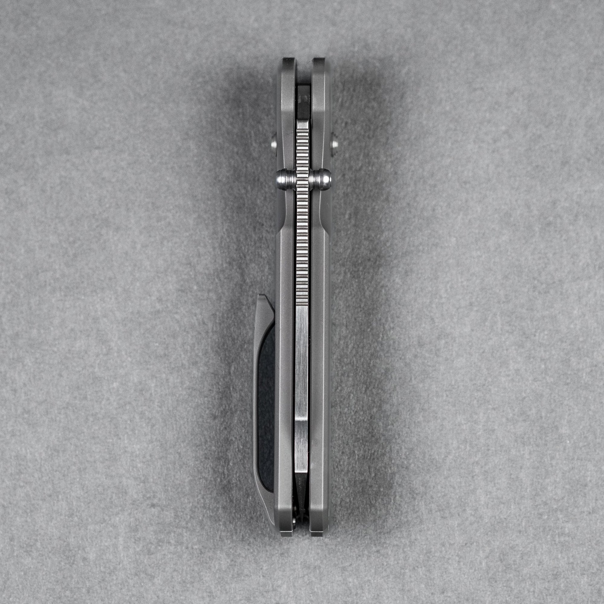 Piratech x URBAN Kraken - Satin S90V w/ Bead Blast Titanium Seigaiha (Yamato Exclusive) - URBAN EDC®