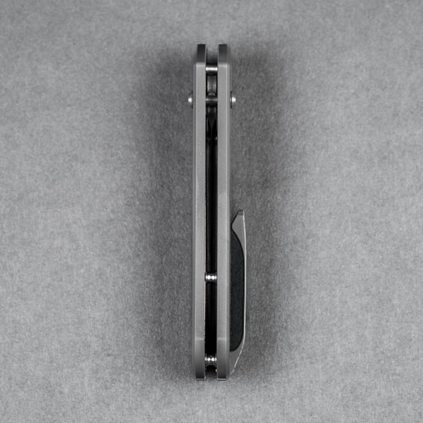 Piratech x URBAN Kraken - Satin S90V w/ Bead Blast Titanium Seigaiha (Yamato Exclusive) - URBAN EDC®