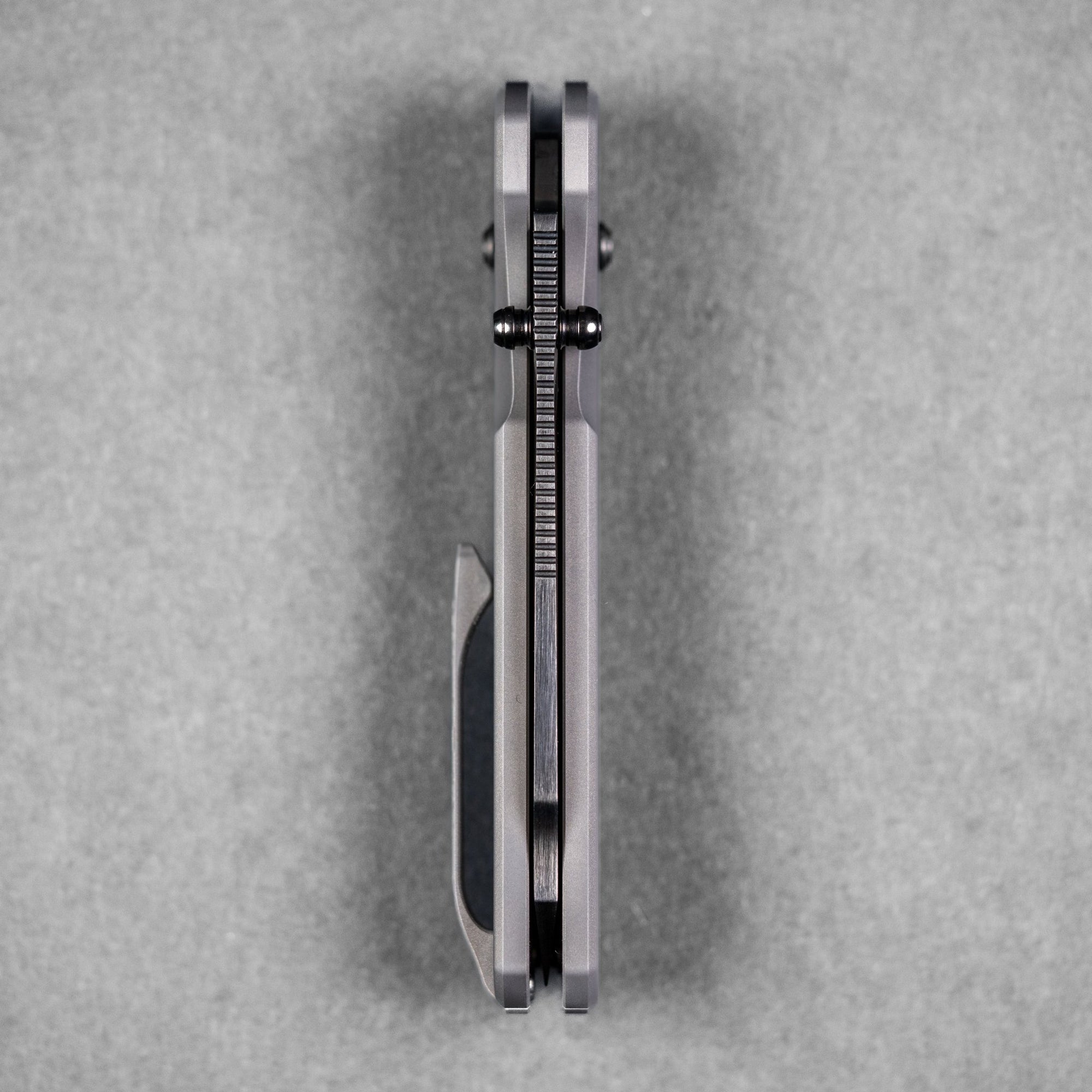 Piratech x URBAN Tsunami - Satin DLC S90V w/ Bead Blast Titanium Seigaiha - URBAN EDC®