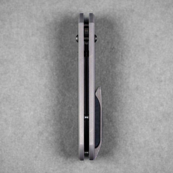 Piratech x URBAN Tsunami - Satin DLC S90V w/ Bead Blast Titanium Seigaiha - URBAN EDC®