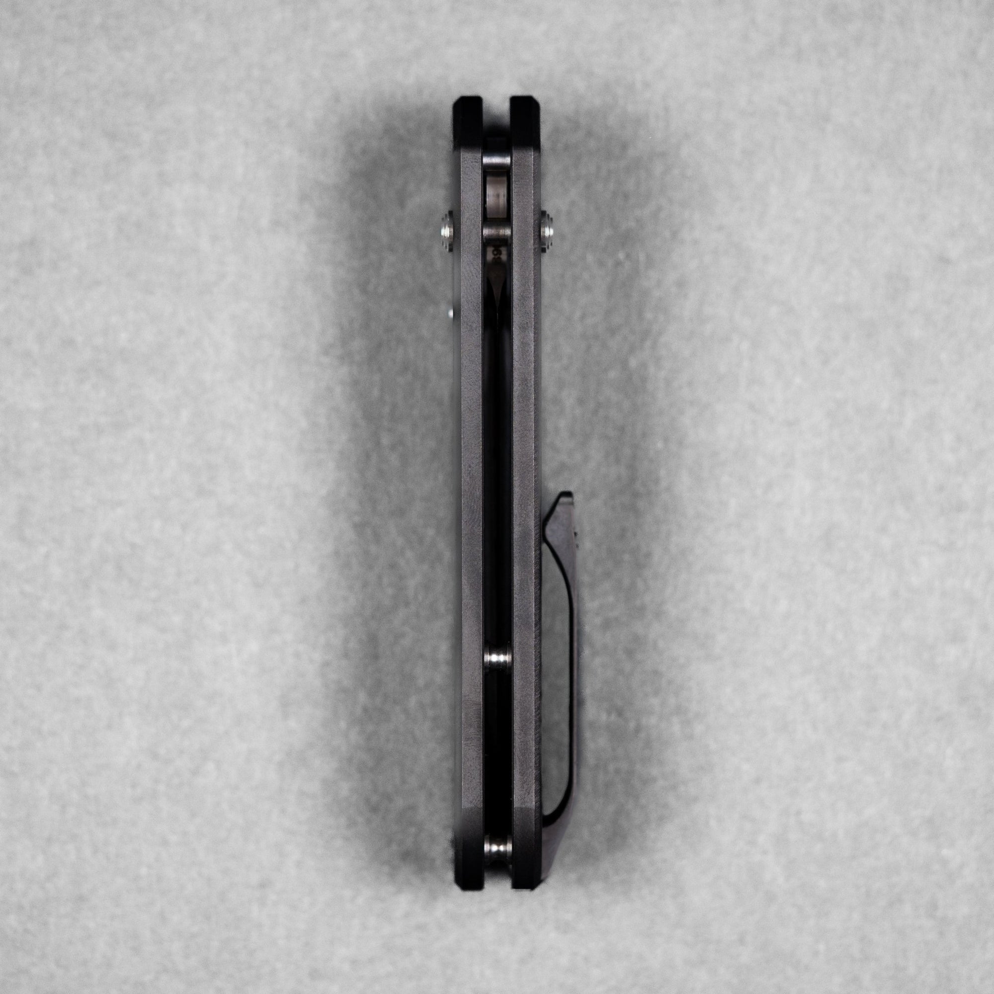 Piratech x URBAN Tsunami - Satin S90V w/ DLC Bead Blast Titanium Chaos Seigaiha™ - URBAN EDC®