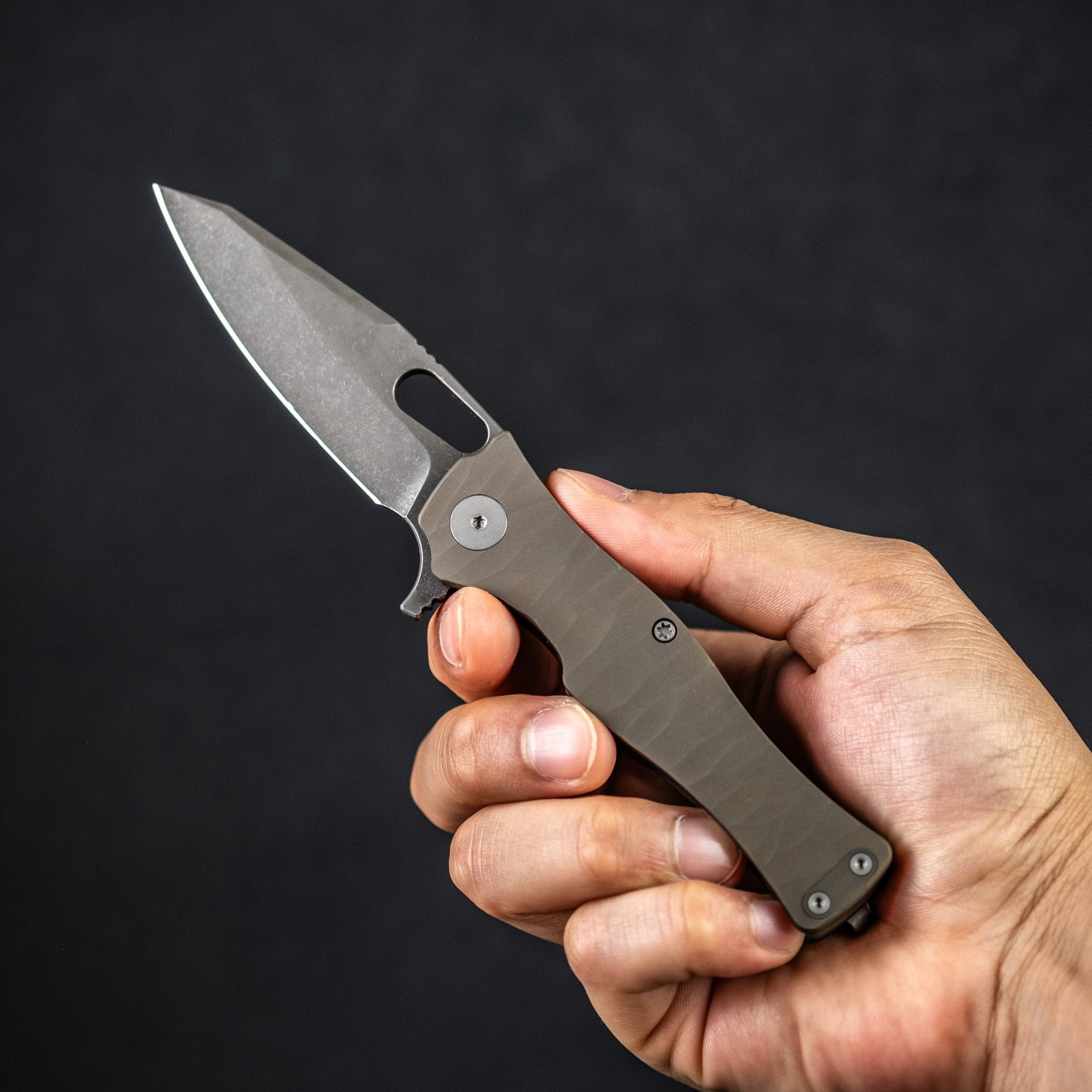 URBAN Castellan - Acid Etched Magnacut & Dark Bronze Titanium w