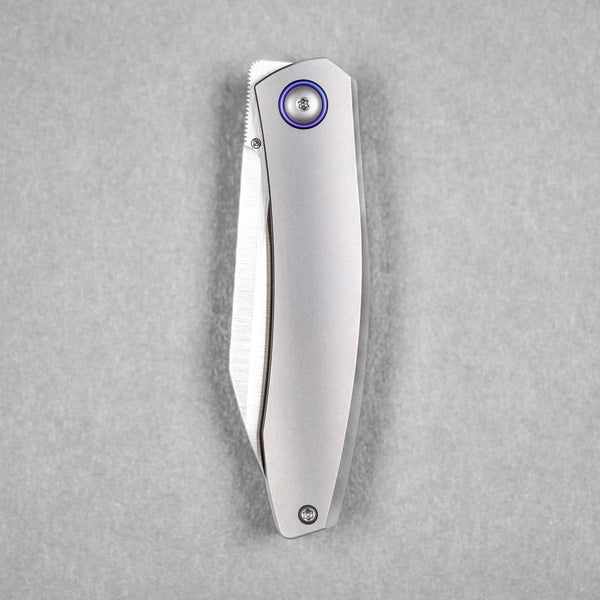 Pre - Order: URBAN Chimarra - Satin Magnacut & Titanium w/ Blurple Accents - URBAN EDC®