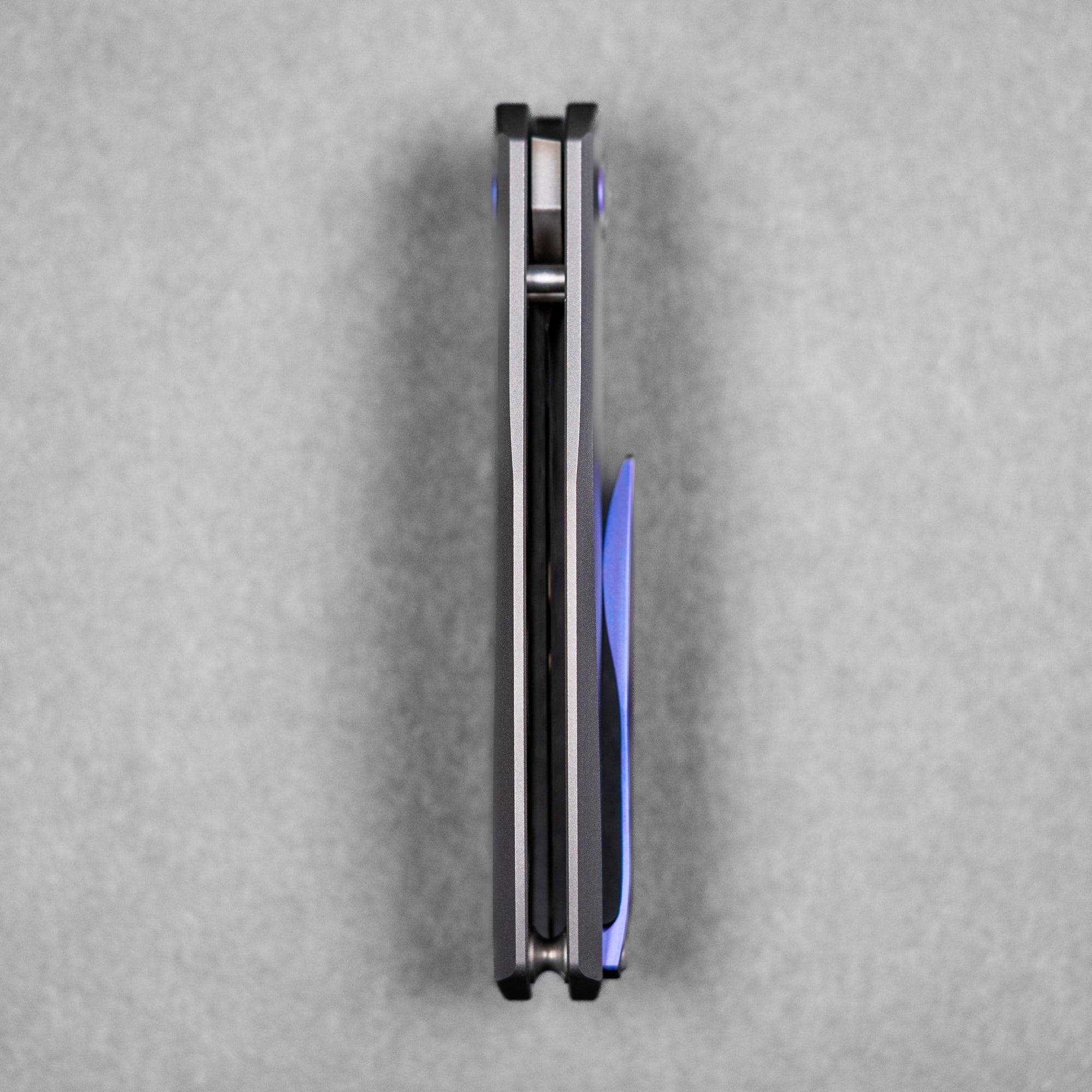 Pre - Order: URBAN Chimarra - Satin Magnacut & Titanium w/ Blurple Accents - URBAN EDC®