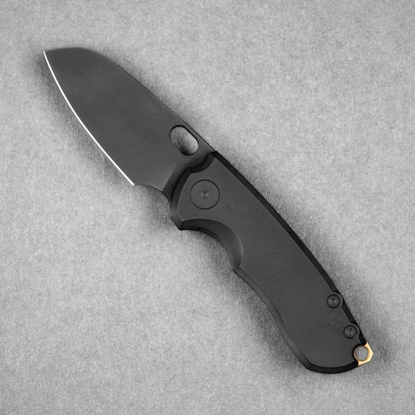 Pre - Order: URBAN Jib - Blackwashed Vanax & Blackwashed Framelock w/ Bronze Backspacer - URBAN EDC®