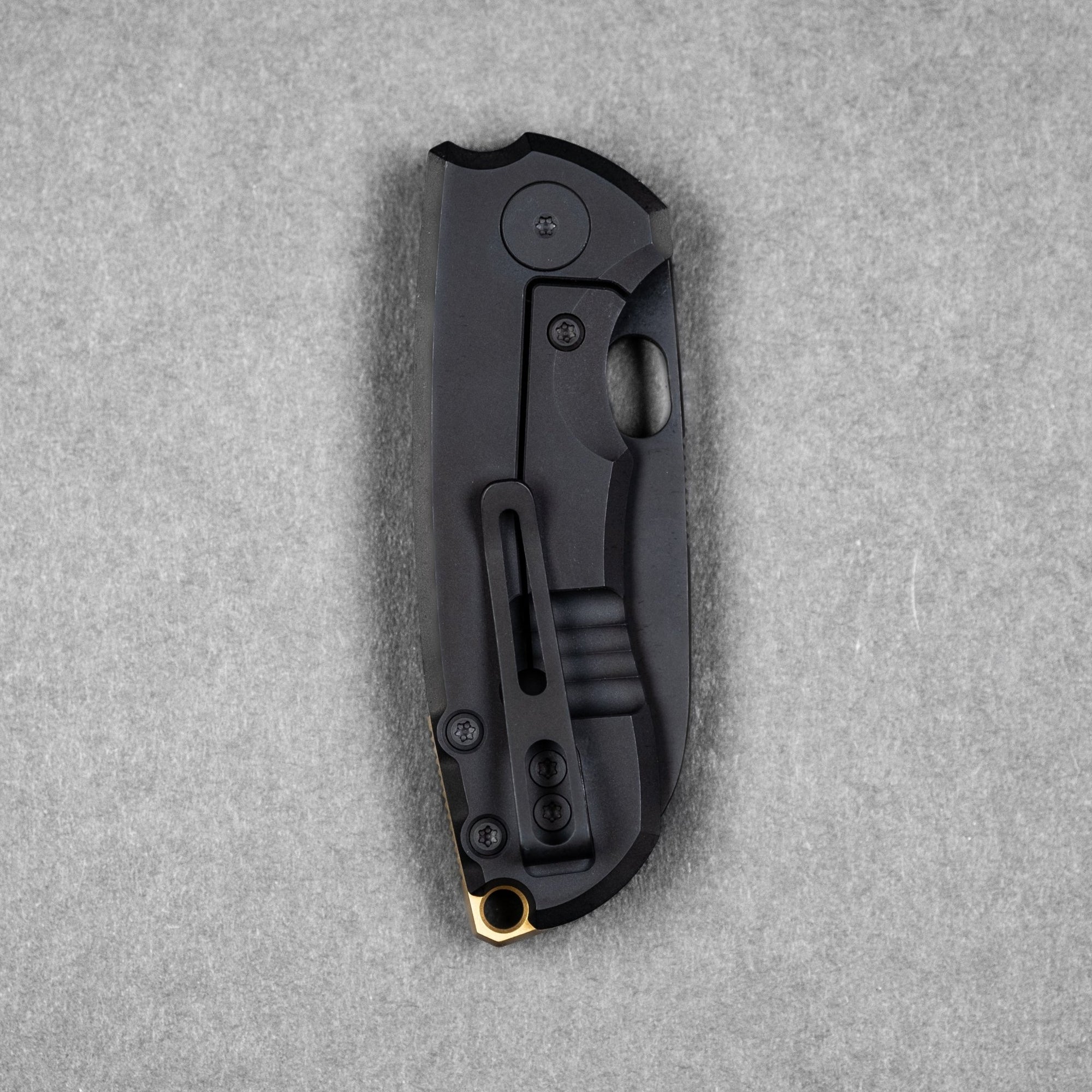 Pre - Order: URBAN Jib - Blackwashed Vanax & Blackwashed Framelock w/ Bronze Backspacer - URBAN EDC®