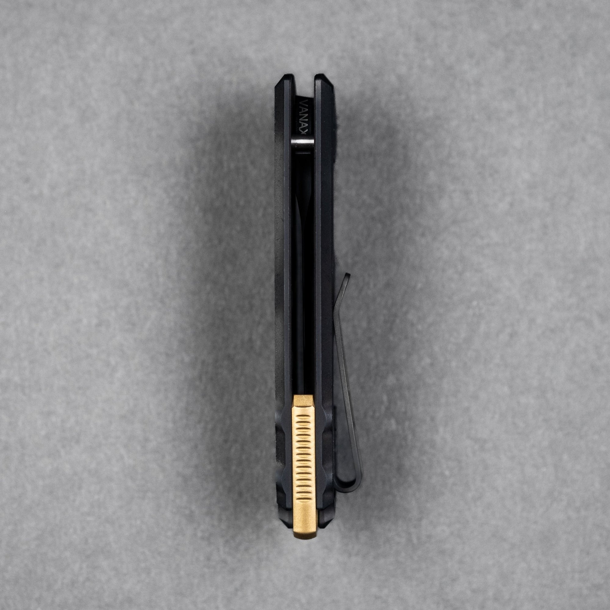 Pre - Order: URBAN Jib - Blackwashed Vanax & Blackwashed Framelock w/ Bronze Backspacer - URBAN EDC®