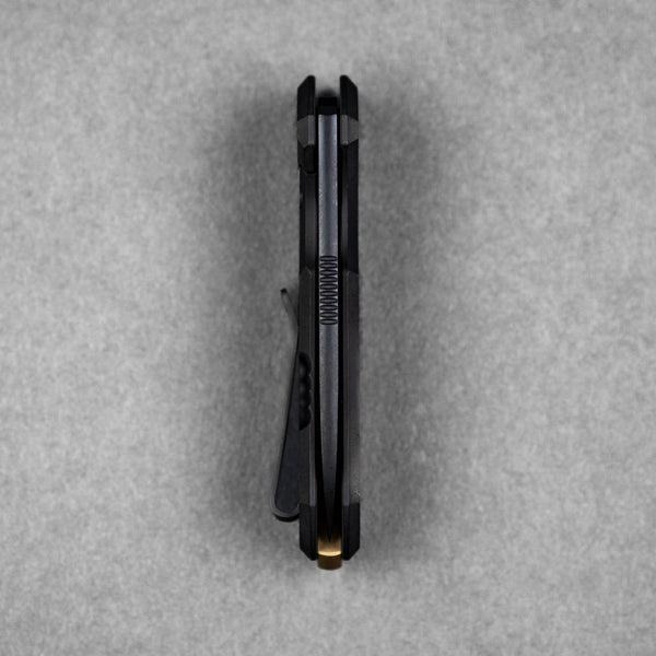 Pre - Order: URBAN Jib - Blackwashed Vanax & Blackwashed Framelock w/ Bronze Backspacer - URBAN EDC®