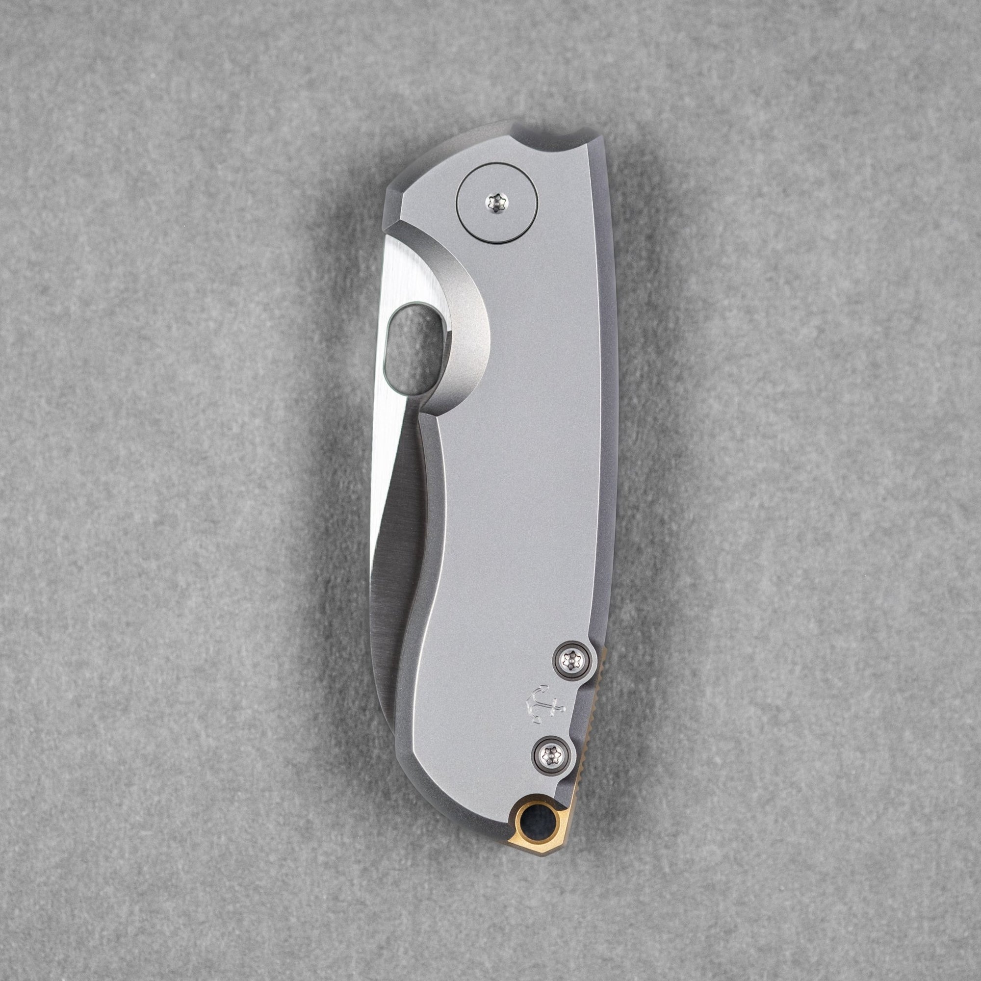 Pre - Order: URBAN Jib - Satin Vanax & Titanium Framelock w/ Bronze Backspacer - URBAN EDC®