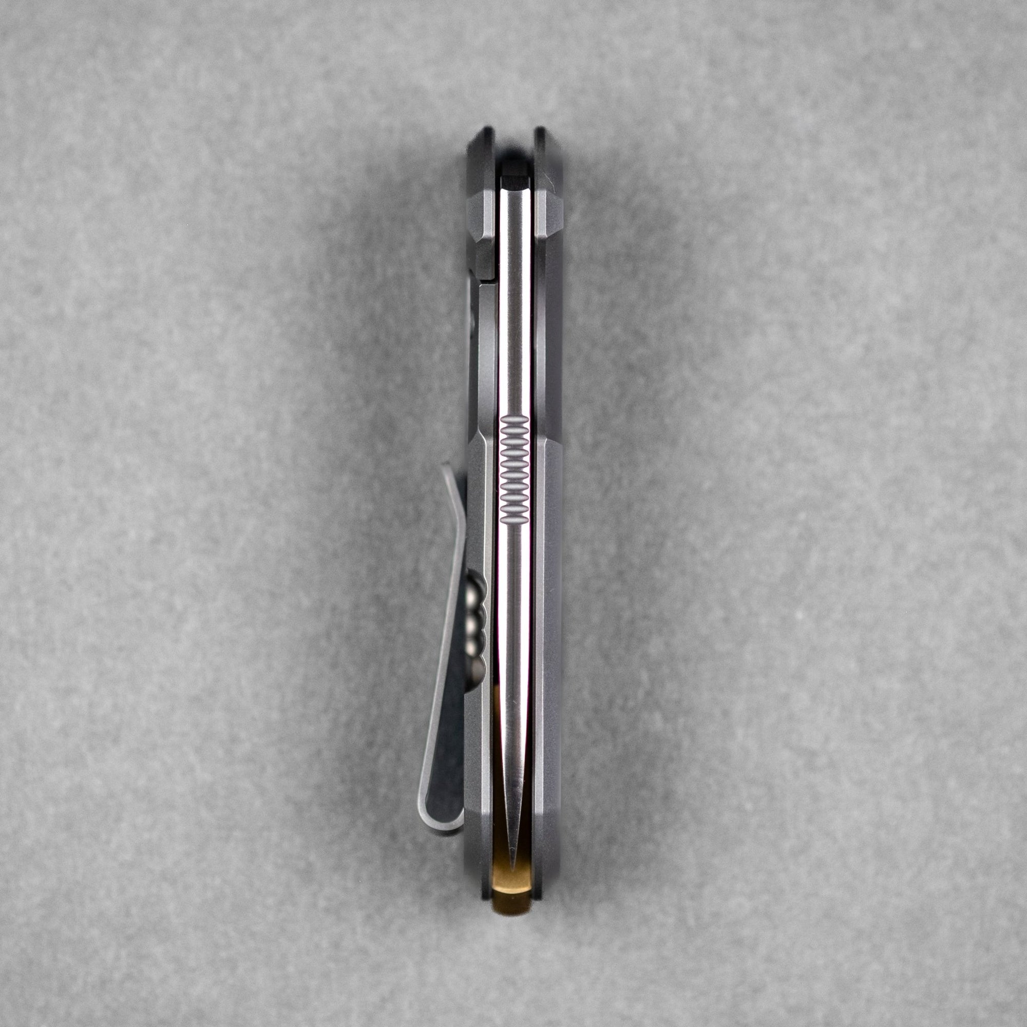 Pre - Order: URBAN Jib - Satin Vanax & Titanium Framelock w/ Bronze Backspacer - URBAN EDC®