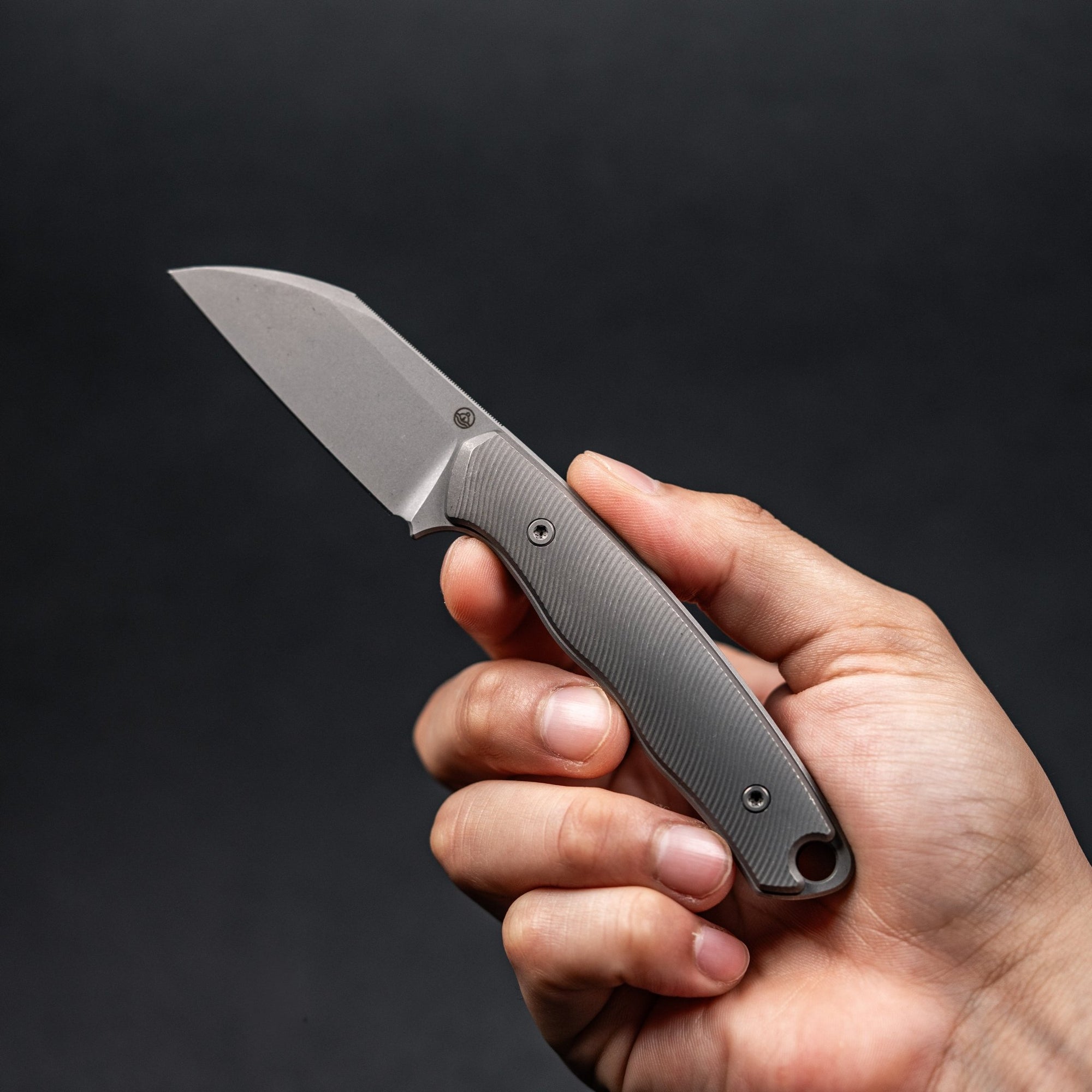 Pre - Order: URBAN Lagarto - Darkwashed Magnacut & Darkwashed Titanium w/ Micro Milling - URBAN EDC®