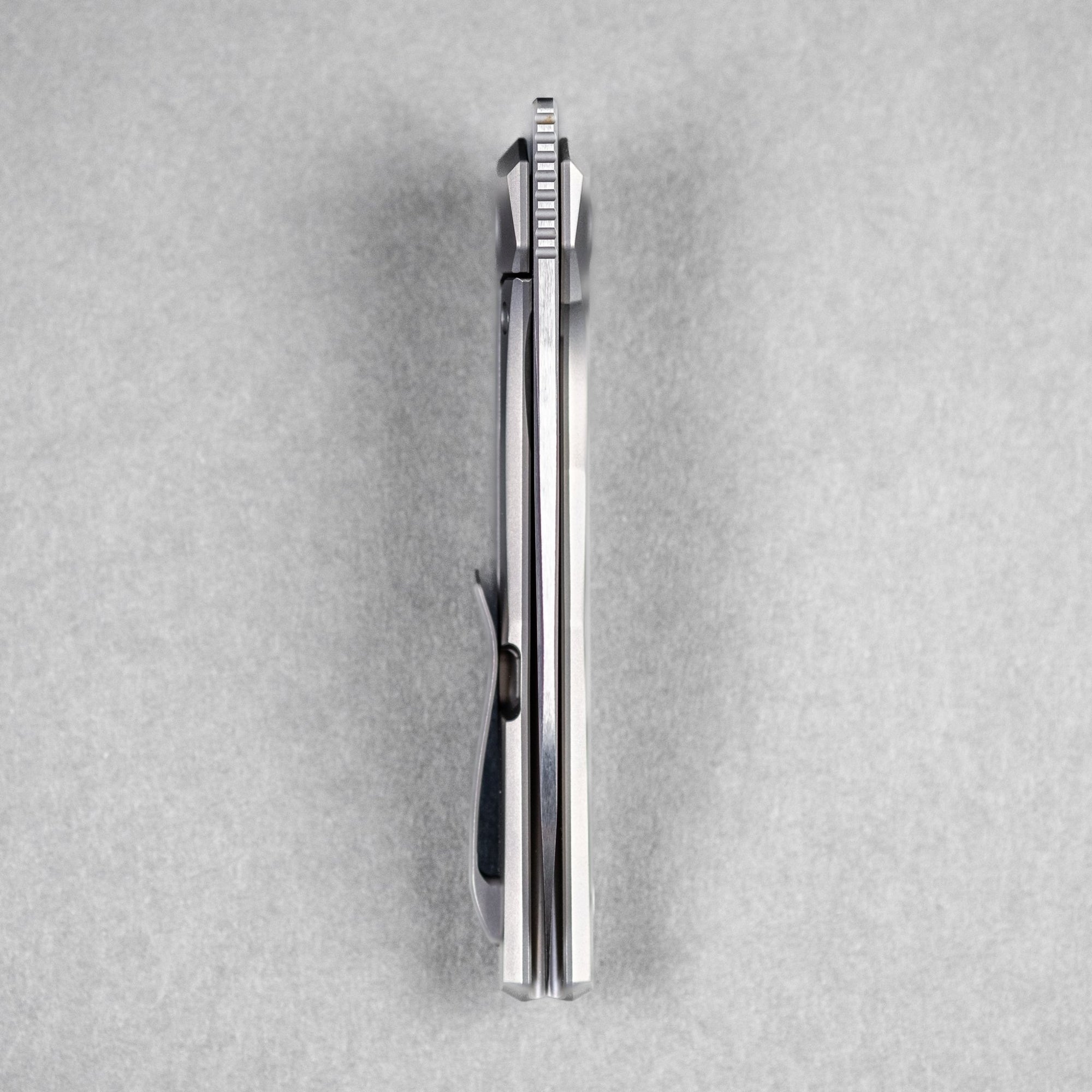 Pre - Order: URBAN Nitroglide - Hand - Rubbed Magnacut w/ Blasted Titanium - URBAN EDC®