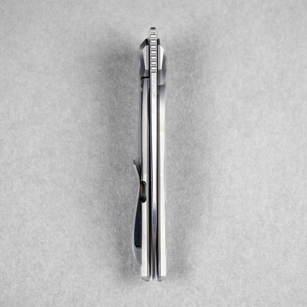 Pre - Order: URBAN Nitroglide - Hand - Rubbed Magnacut w/ Blasted Titanium - URBAN EDC®