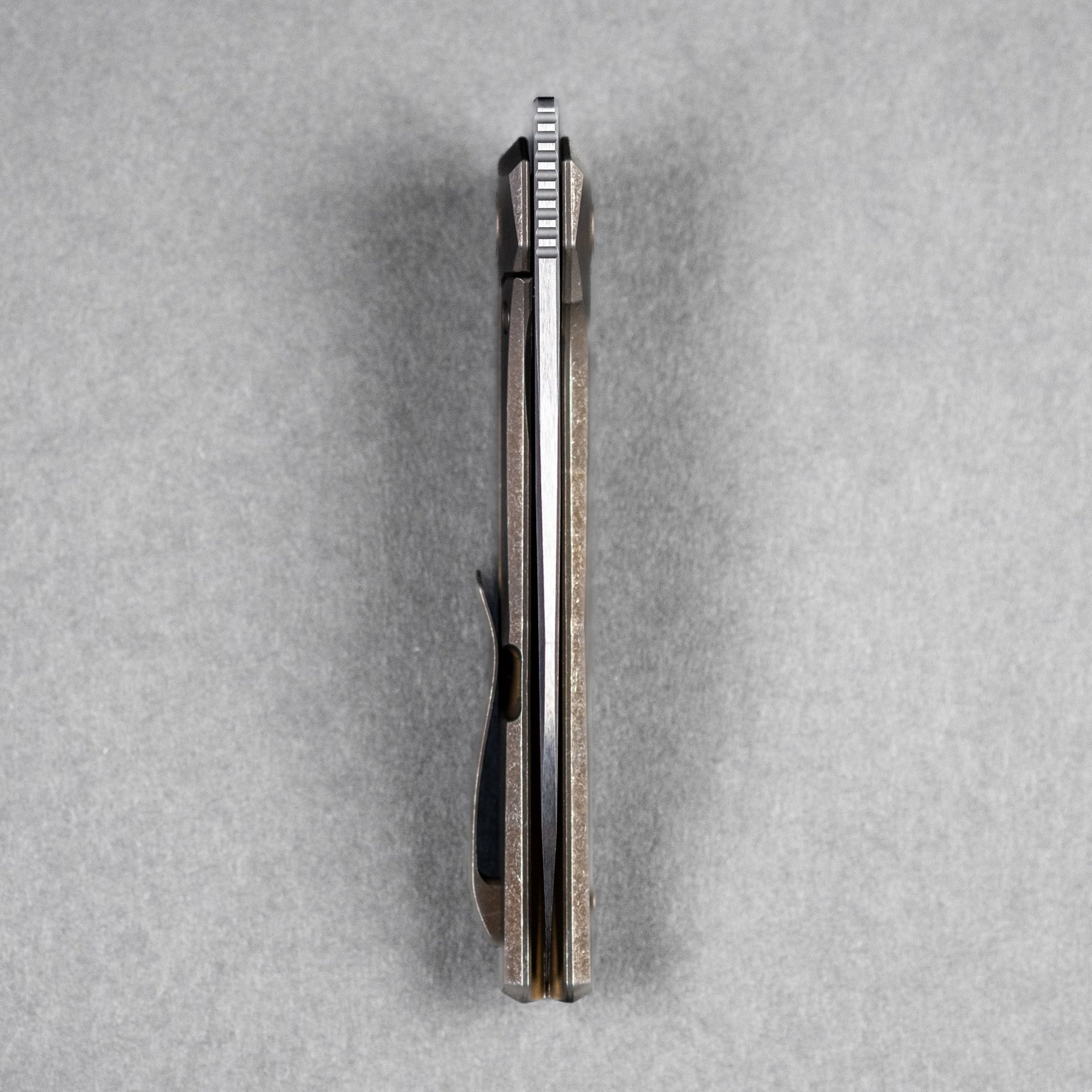 Pre - Order: URBAN Nitroglide - Hand - Rubbed Magnacut w/ Bronze Anodized Stonewash Titanium (Pre - Order Exclusive) - URBAN EDC®