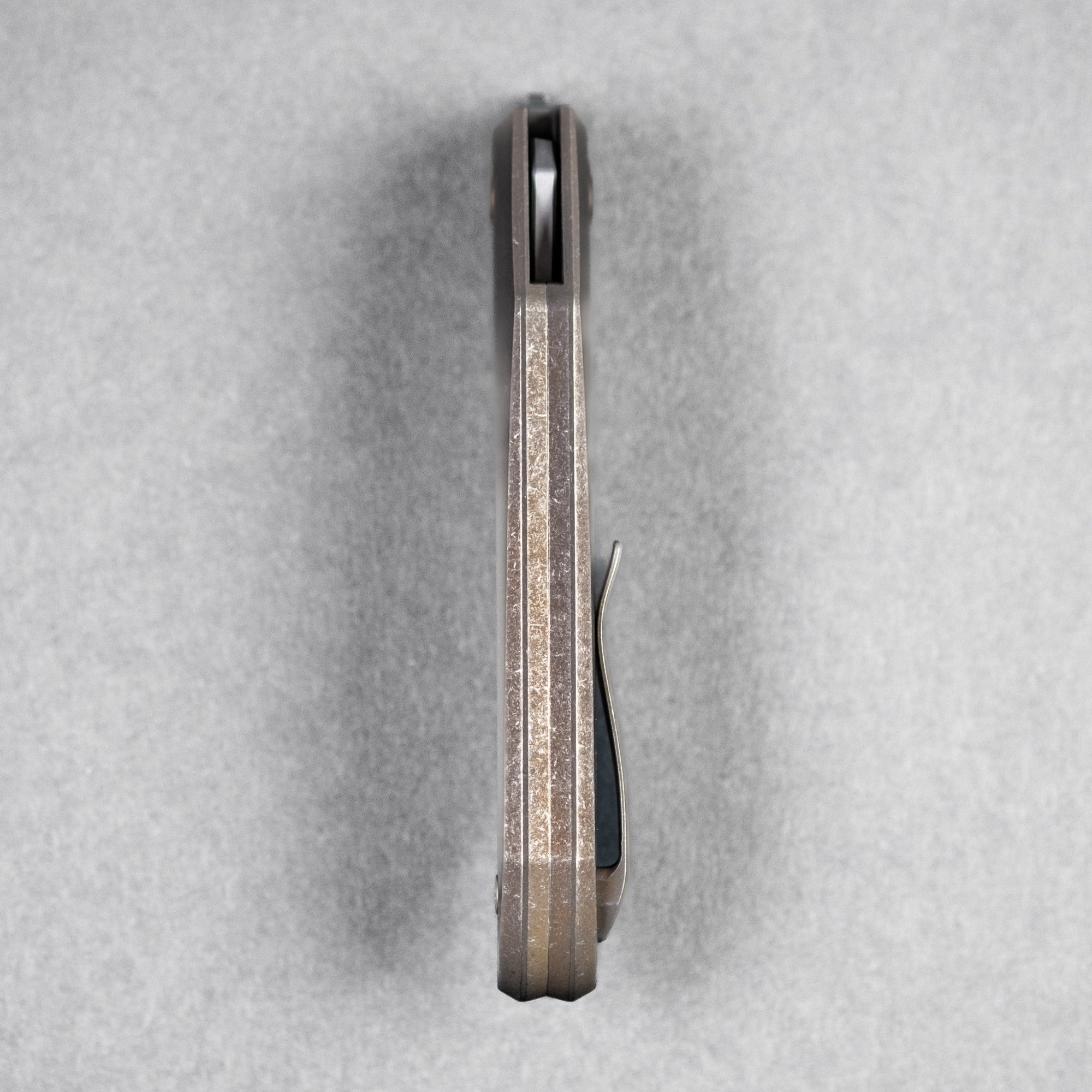 Pre - Order: URBAN Nitroglide - Hand - Rubbed Magnacut w/ Bronze Anodized Stonewash Titanium (Pre - Order Exclusive) - URBAN EDC®