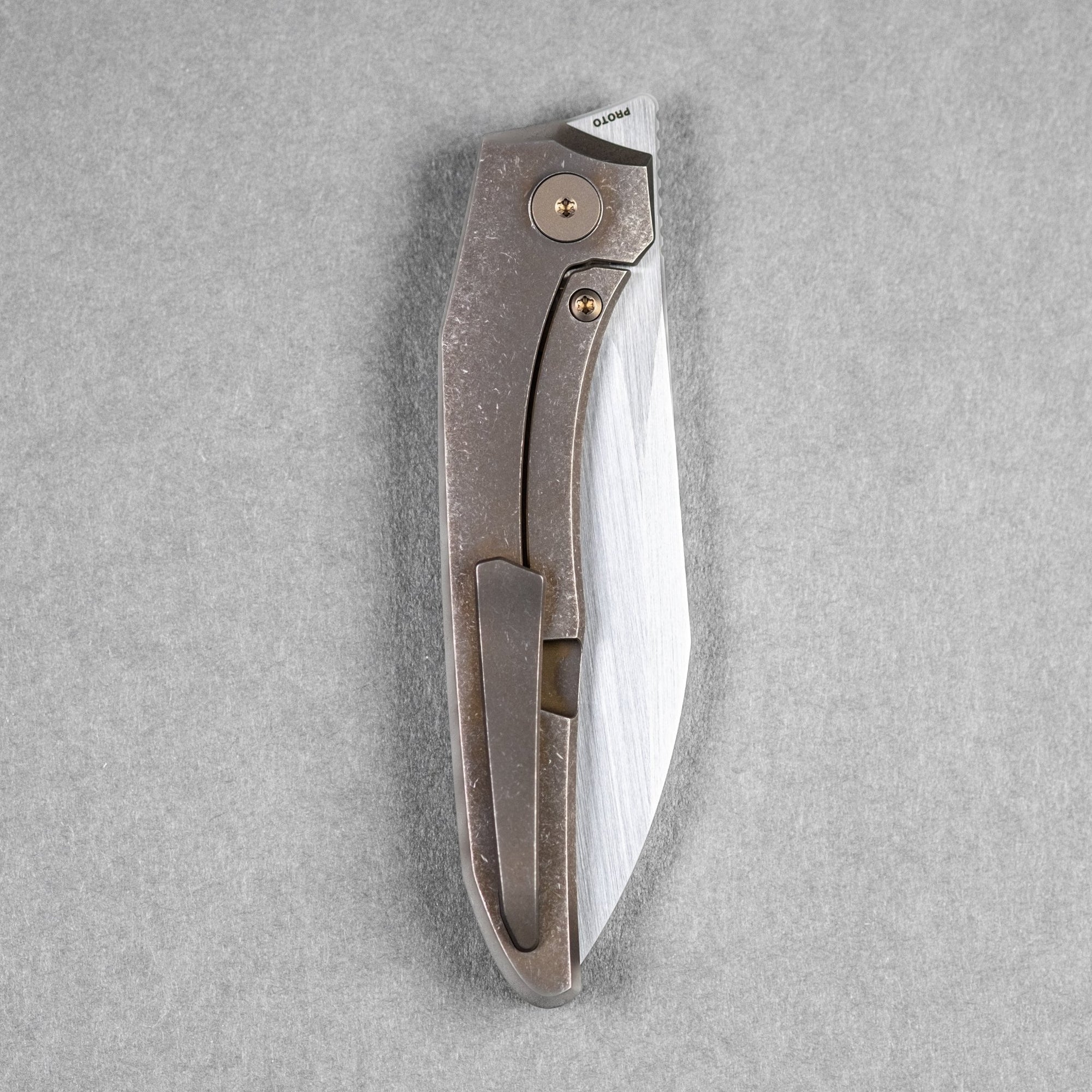 Pre - Order: URBAN Nitroglide - Hand - Rubbed Magnacut w/ Bronze Anodized Stonewash Titanium (Pre - Order Exclusive) - URBAN EDC®