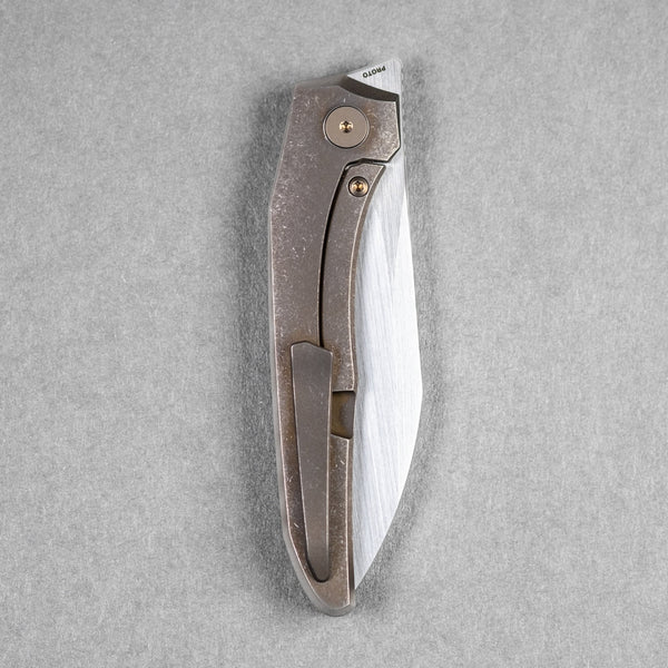 Pre - Order: URBAN Nitroglide - Hand - Rubbed Magnacut w/ Bronze Anodized Stonewash Titanium (Pre - Order Exclusive) - URBAN EDC®