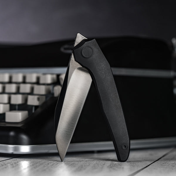 Pre - Order: URBAN Nitroglide - Polished DLC Magnacut w/ Blackwashed Titanium - URBAN EDC®