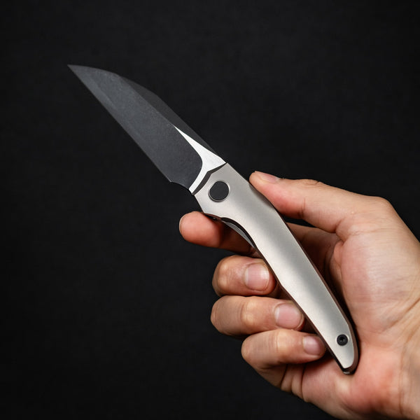 Pre - Order: URBAN Nitroglide - Two - Toned Magnacut w/ Blasted Titanium - URBAN EDC®