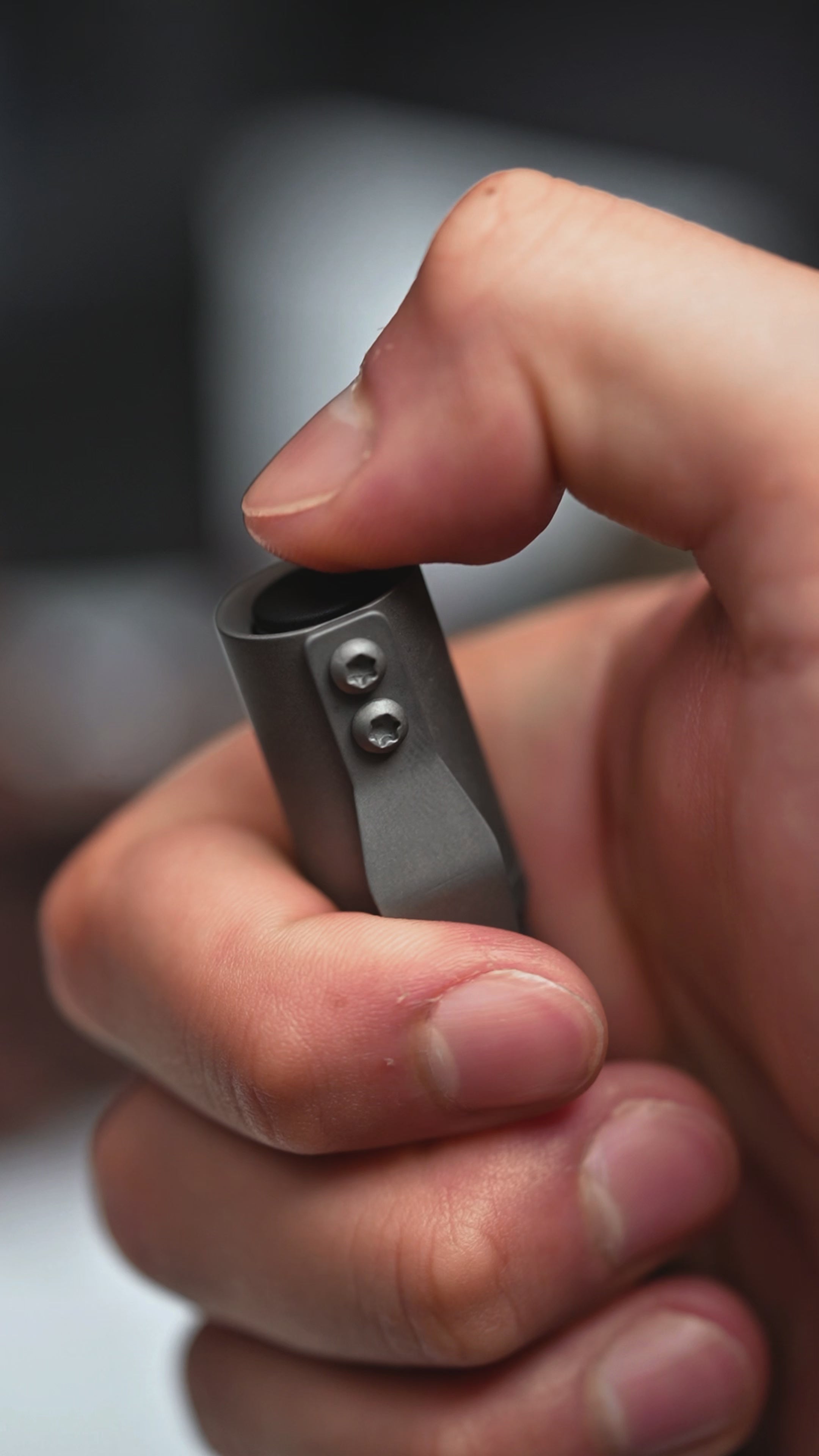 CWF Micro Click - Stonewashed Titanium (Custom) – URBAN EDC®