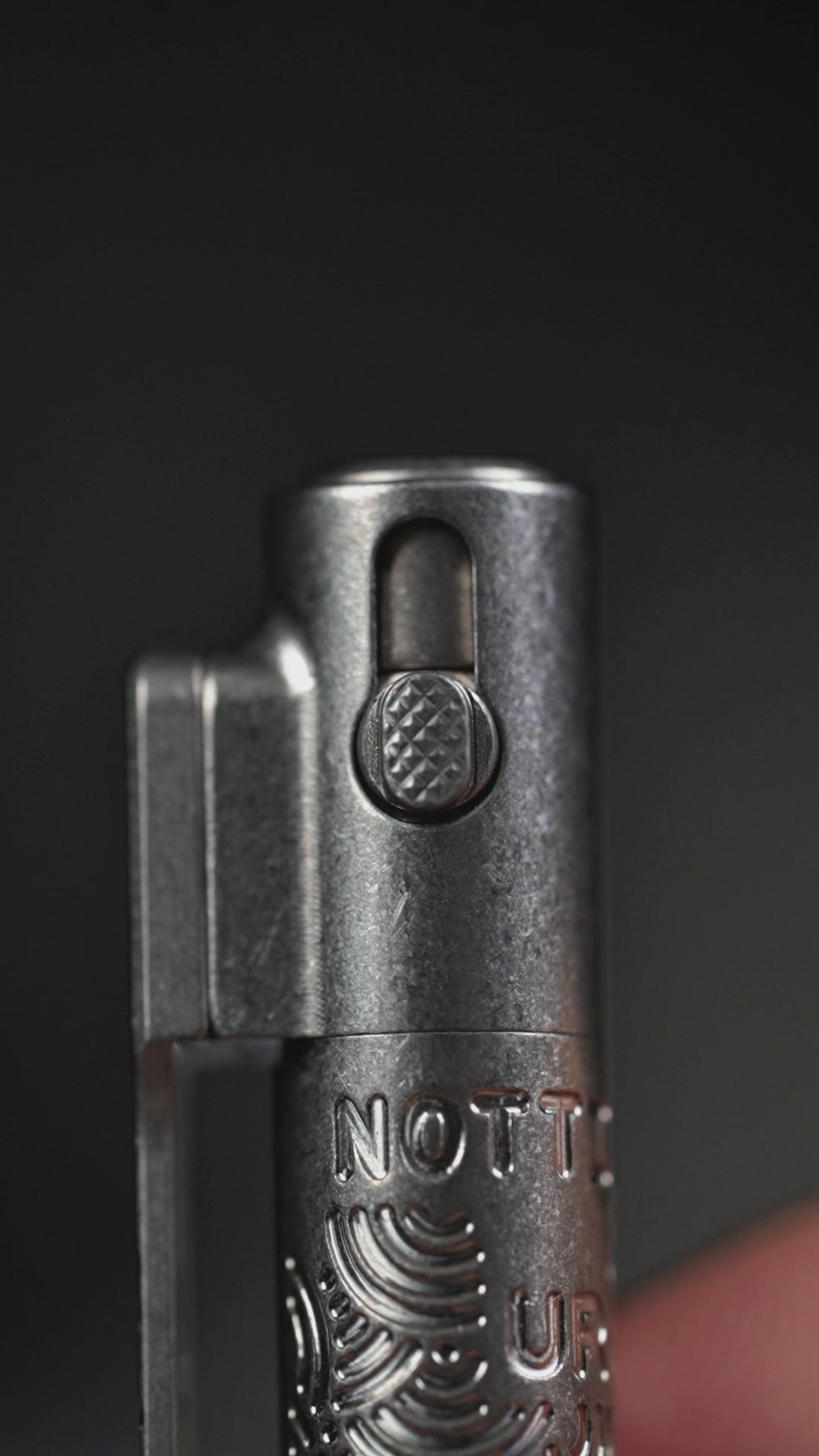 Nottingham Tactical x URBAN TB360™ Pen - Tumbled Ti Chaos Seigaiha