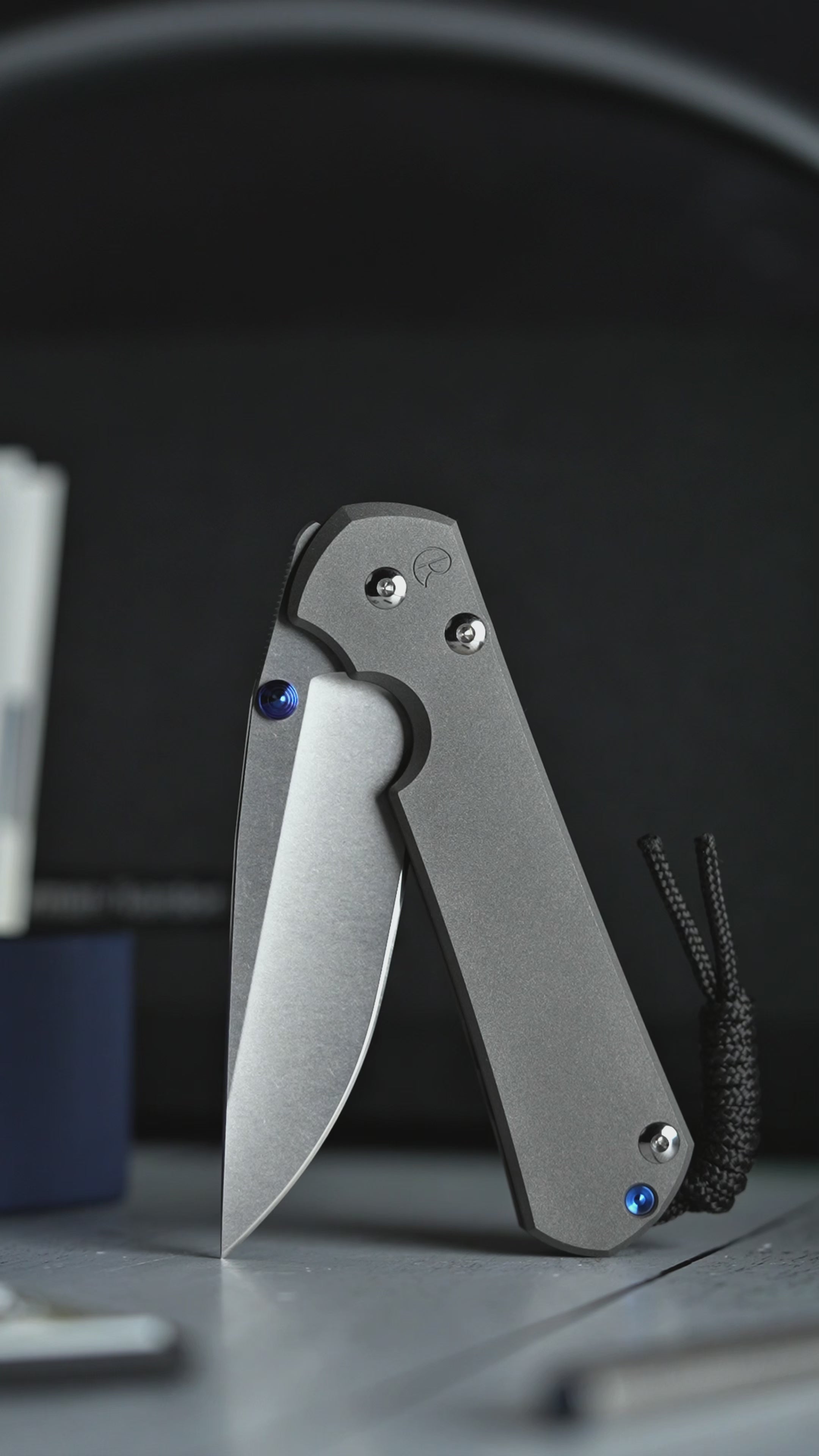 Chris Reeve Large Sebenza 31 Drop Point - Sandblasted Titanium