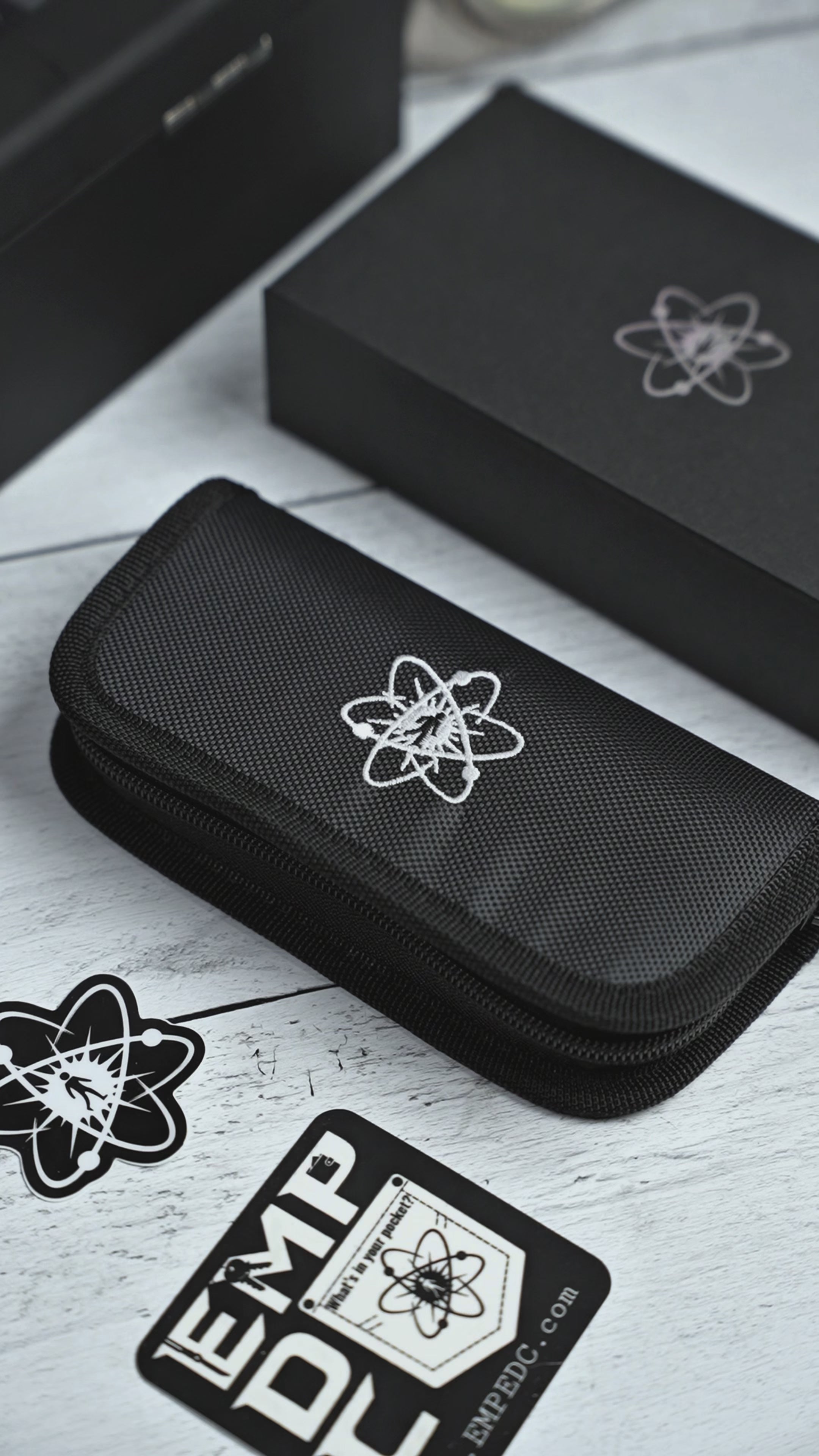 EMP EDC x URBAN Nymble X - Chaos Seigaiha™ Titanium – URBAN EDC®