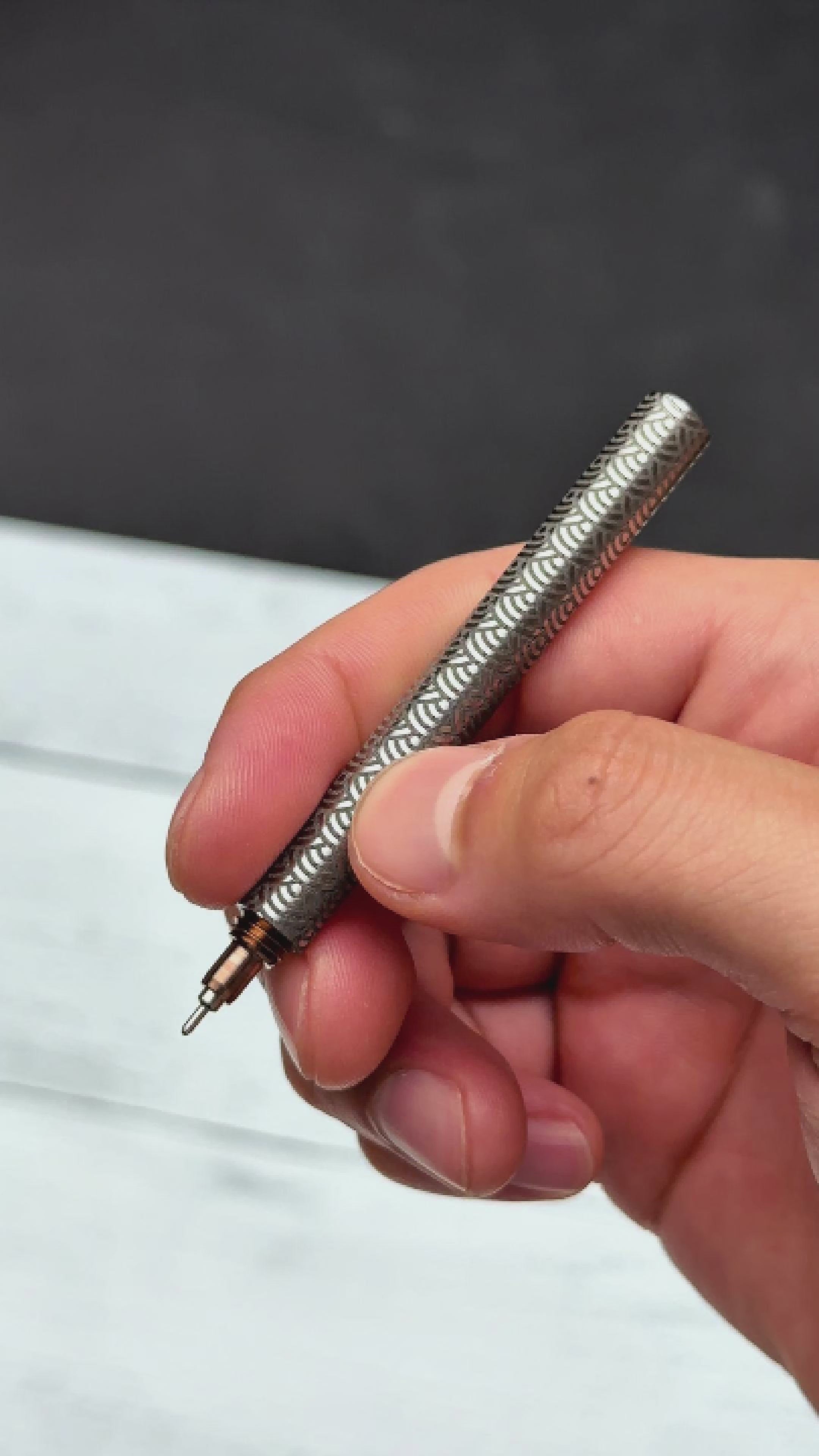 Blank Forces x URBAN CHROMA Titanium EDC Ink Keychain Pen - Bronze