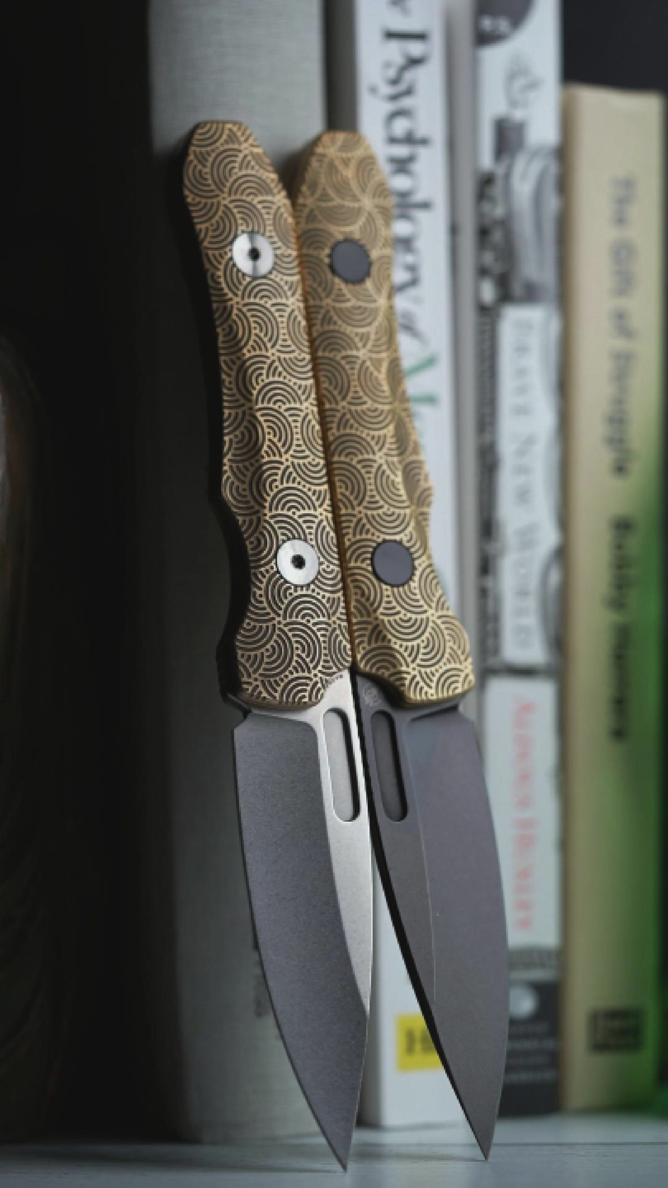 Griffin Co x URBAN X-Series EDC Fixie - Brass Chaos Seigaiha
