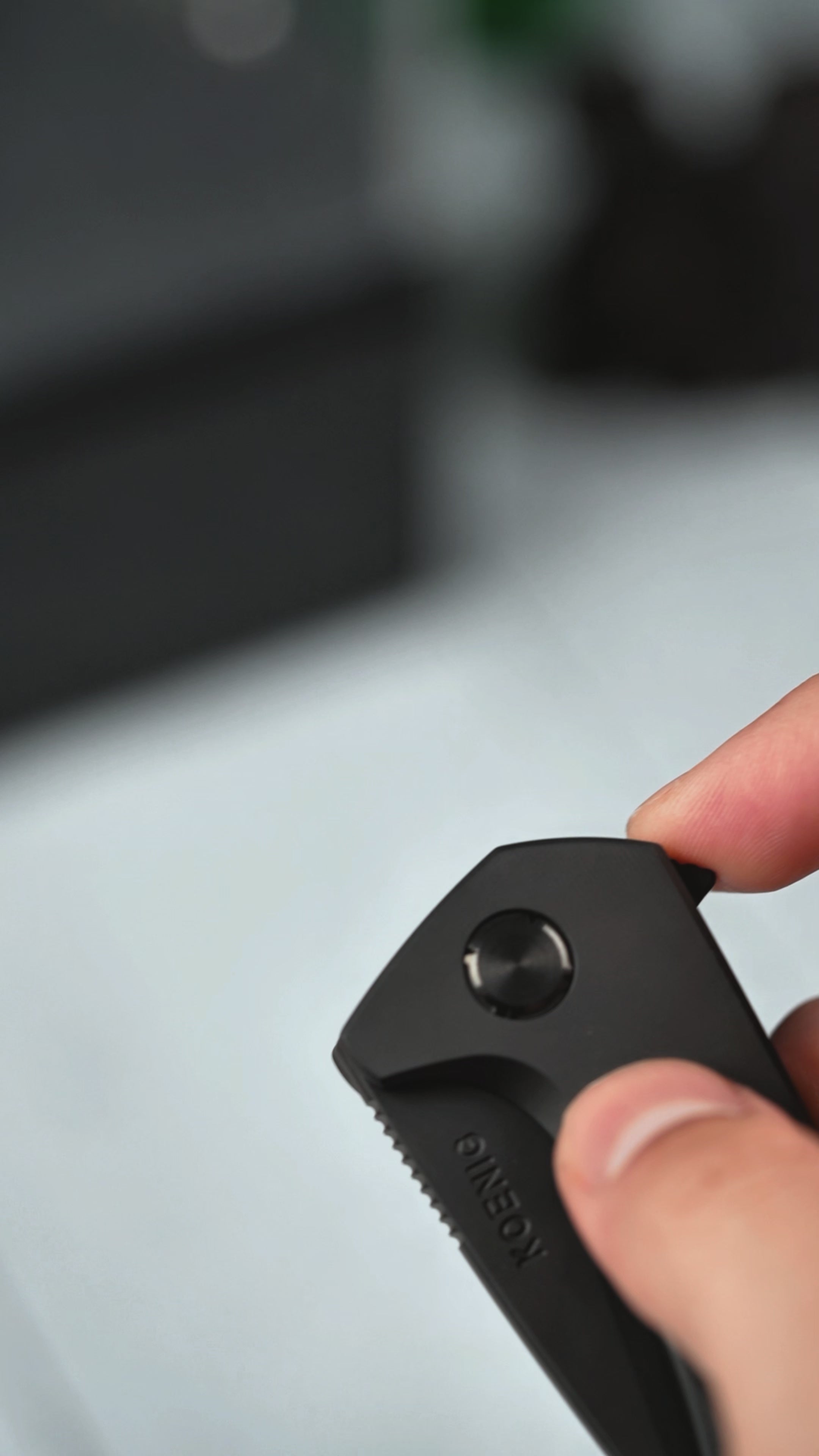 Koenig Mini Goblin Flipper - Black DLC M390 & Black DLC Micro