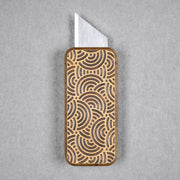 Rivery x URBAN Zero V2 - Antiqued Brass w/ Chaos Seigaiha™ - URBAN EDC®