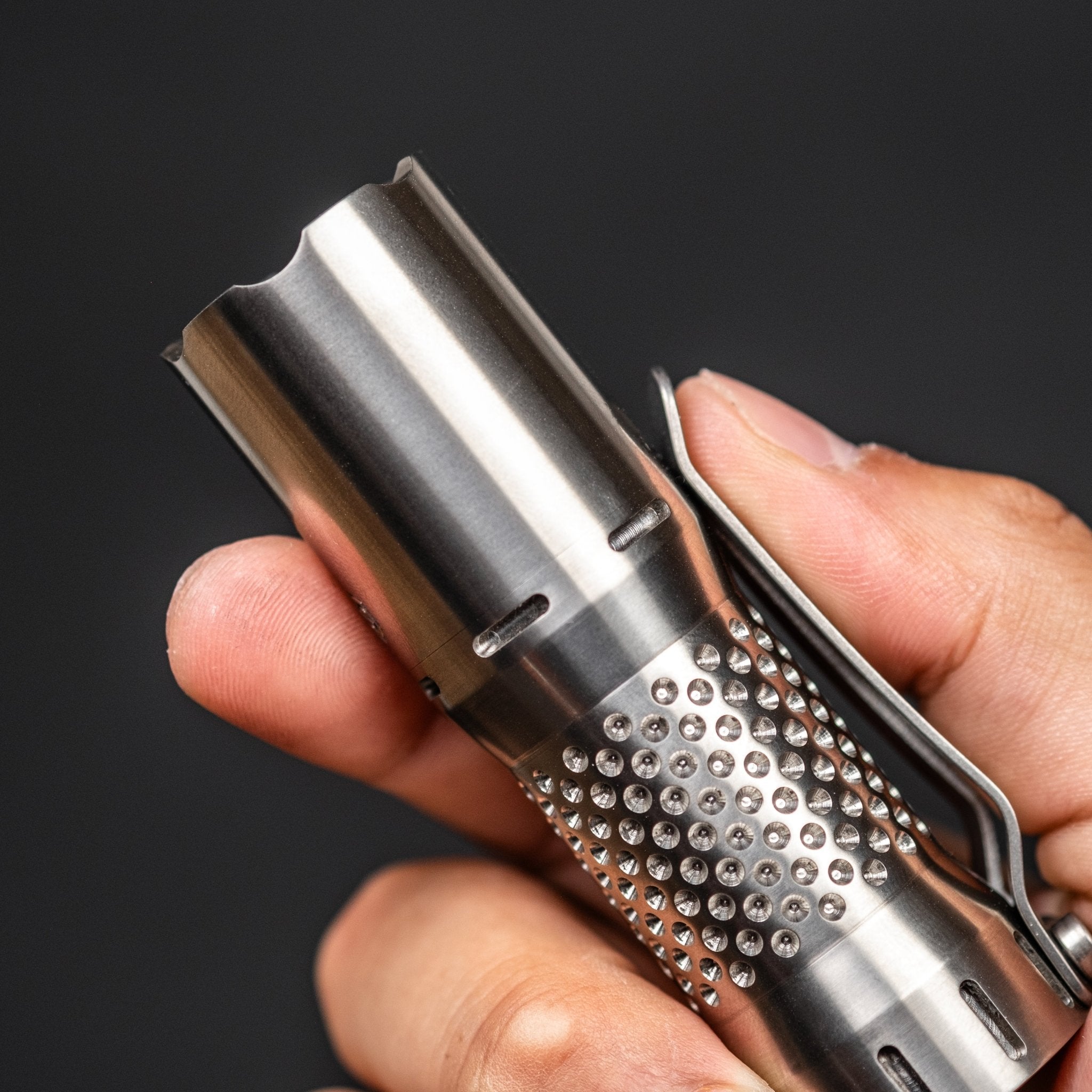Sinner Customs 18350 RM - Titanium | EDC Flashlight | Urban EDC