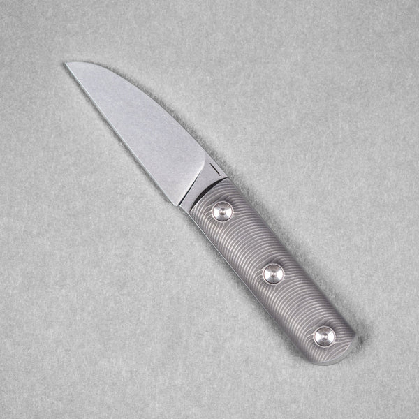 StraightLine Ally Fixie - Stonewashed M390 & Stonewashed Titanium - URBAN EDC®