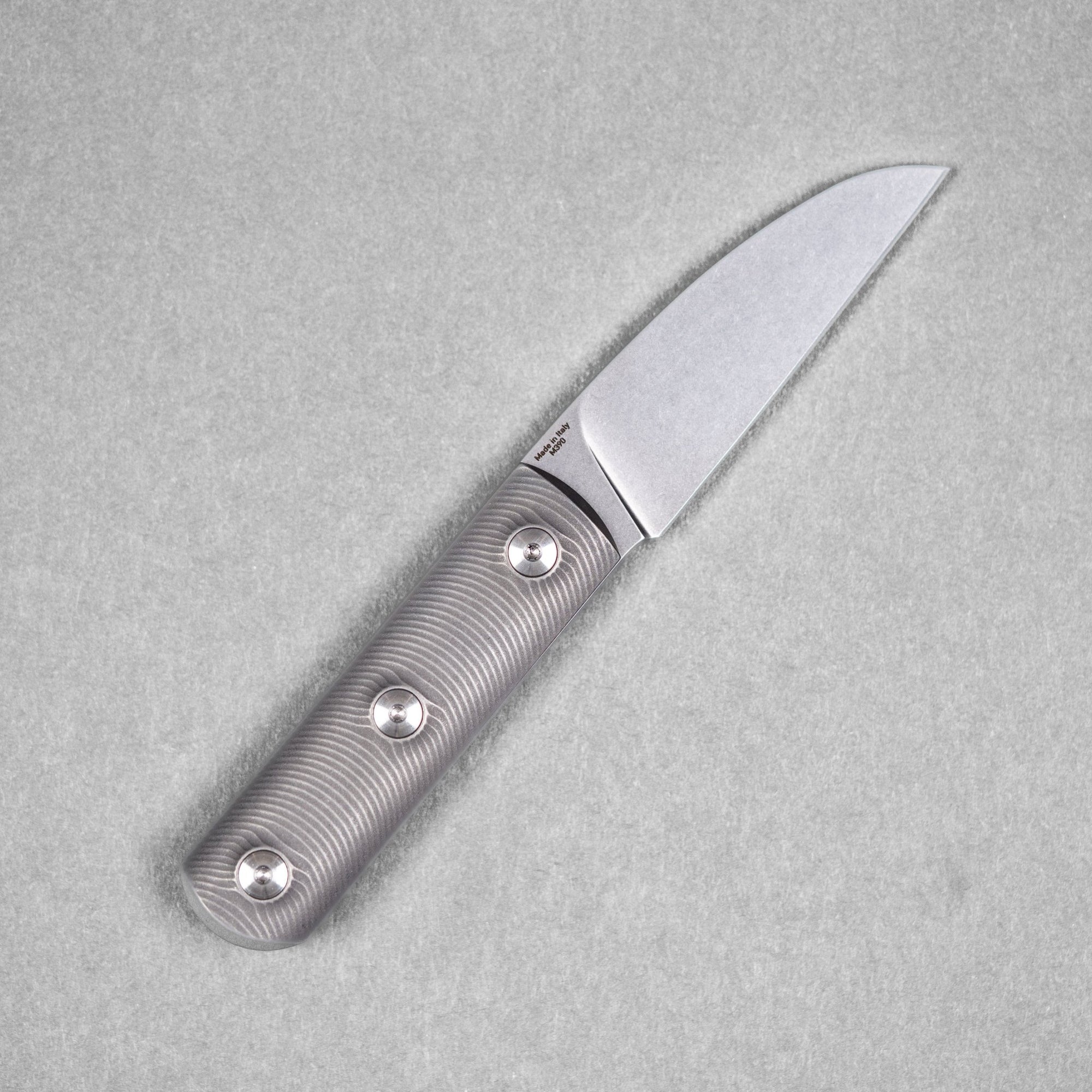 StraightLine Ally Fixie - Stonewashed M390 & Stonewashed Titanium - URBAN EDC®