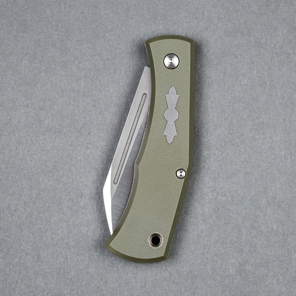 Taylor Made Cochise Slipjoint - Textured OD Green G10 (Custom) - URBAN EDC®