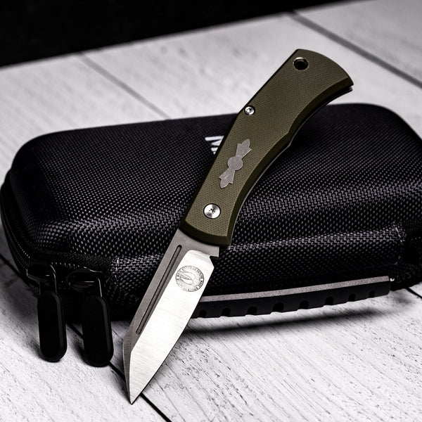 Taylor Made Cochise Slipjoint - Textured OD Green G10 (Custom) - URBAN EDC®